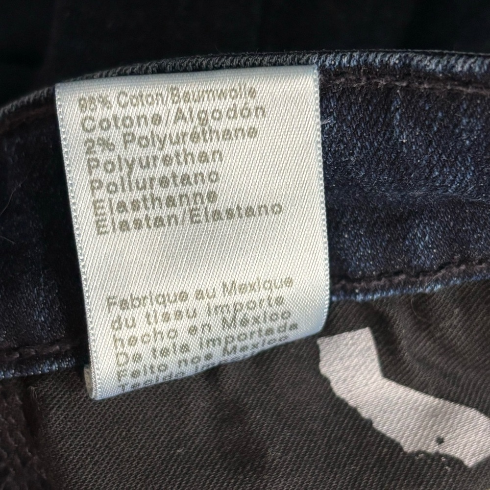AG Adriano Goldschmied Mari Slim Straight Dark Wash Denim Jeans, size 27R - Picture 12 of 13
